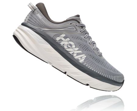 Hoka One One Bondi 7 - Tenis Corrida Estrada Homem Cinzentas Escuro | PT-DbgV7Te